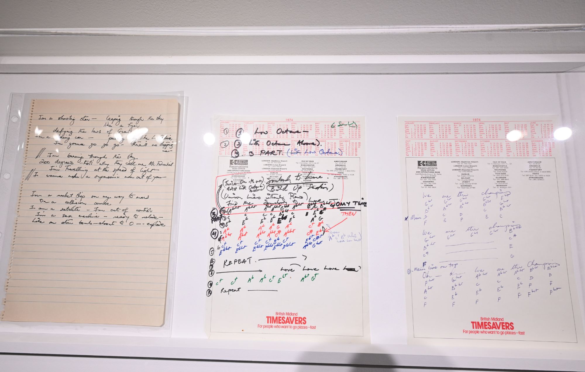 A general view of the rock icon Freddie Mercury's never-before-seen private collection