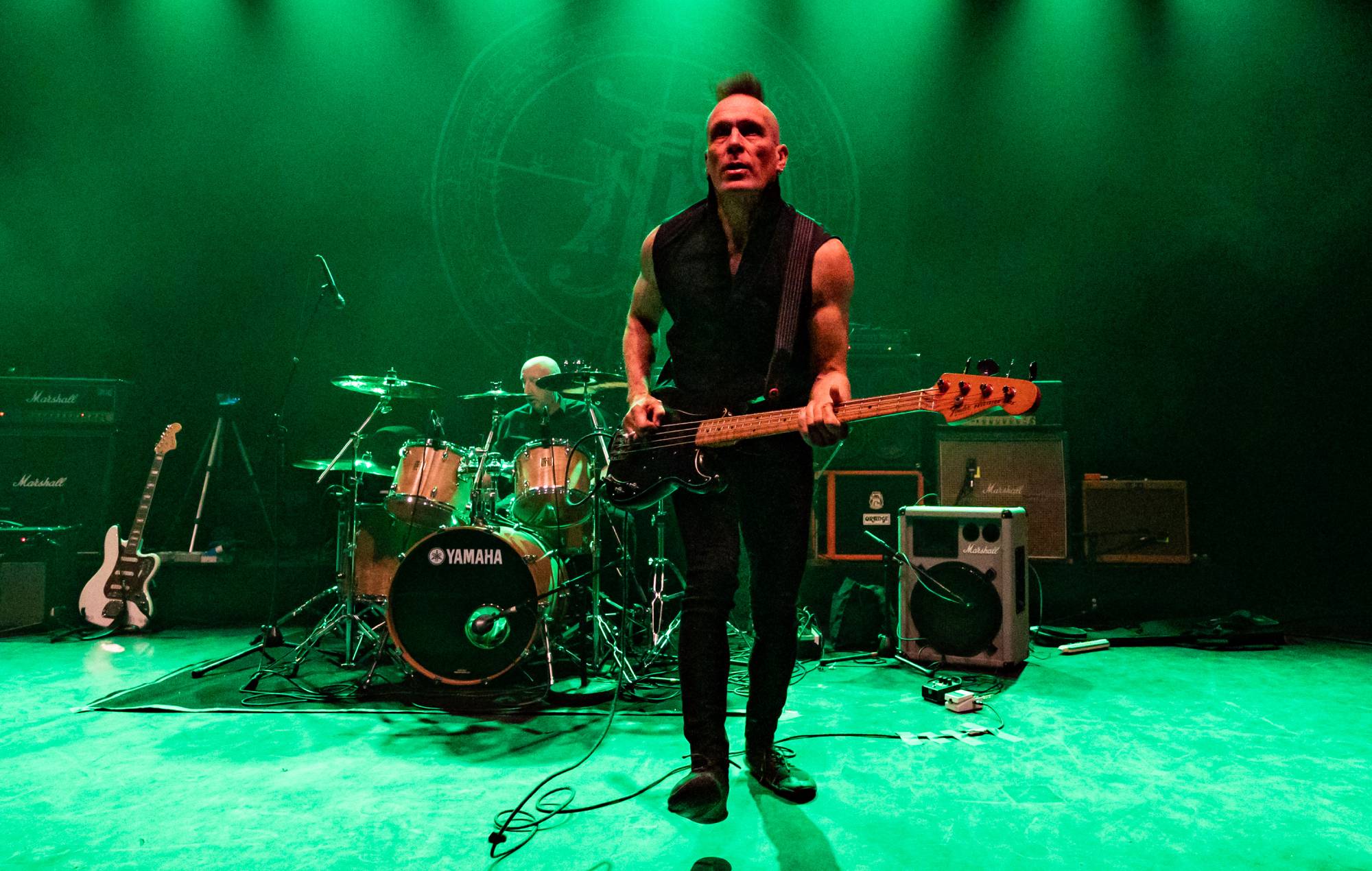 John Robb performs with The Membranes performs at O2 Shepherd's Bush Empire (Photo by Lorne Thomson/Redferns)
