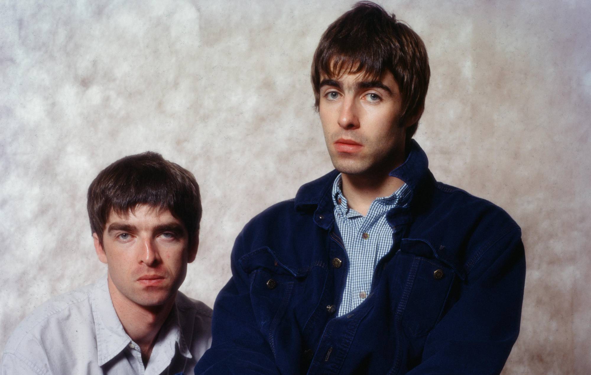 Noel Gallagher and Liam Gallagher of Oasis