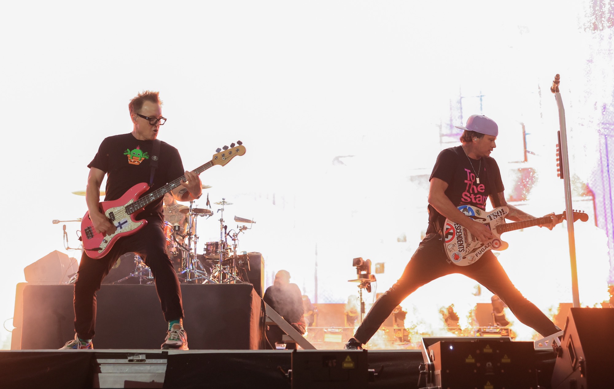 Blink-182 performing live