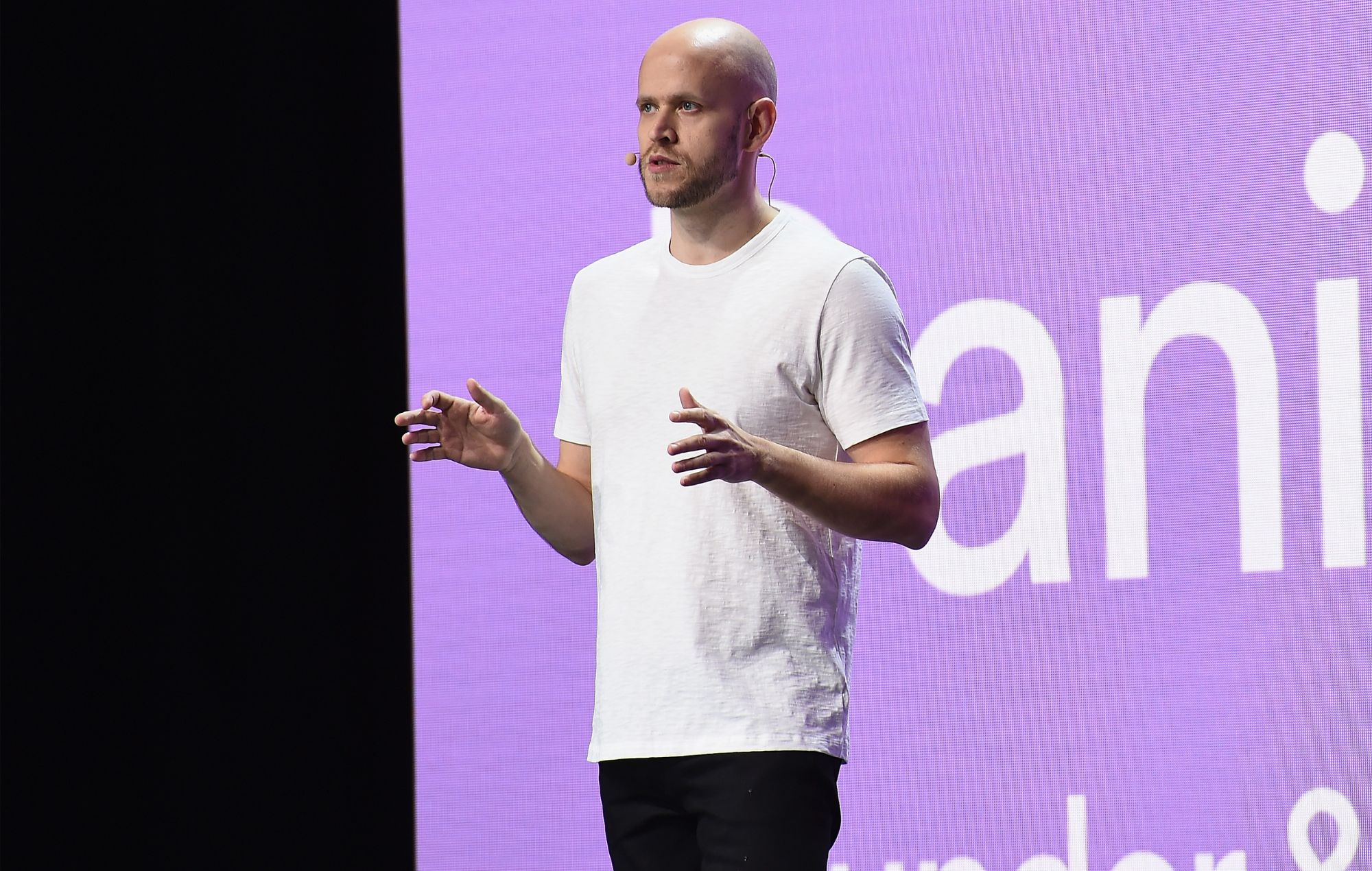 Founder and Chief Executive Officer of Spotify Daniel Ek 