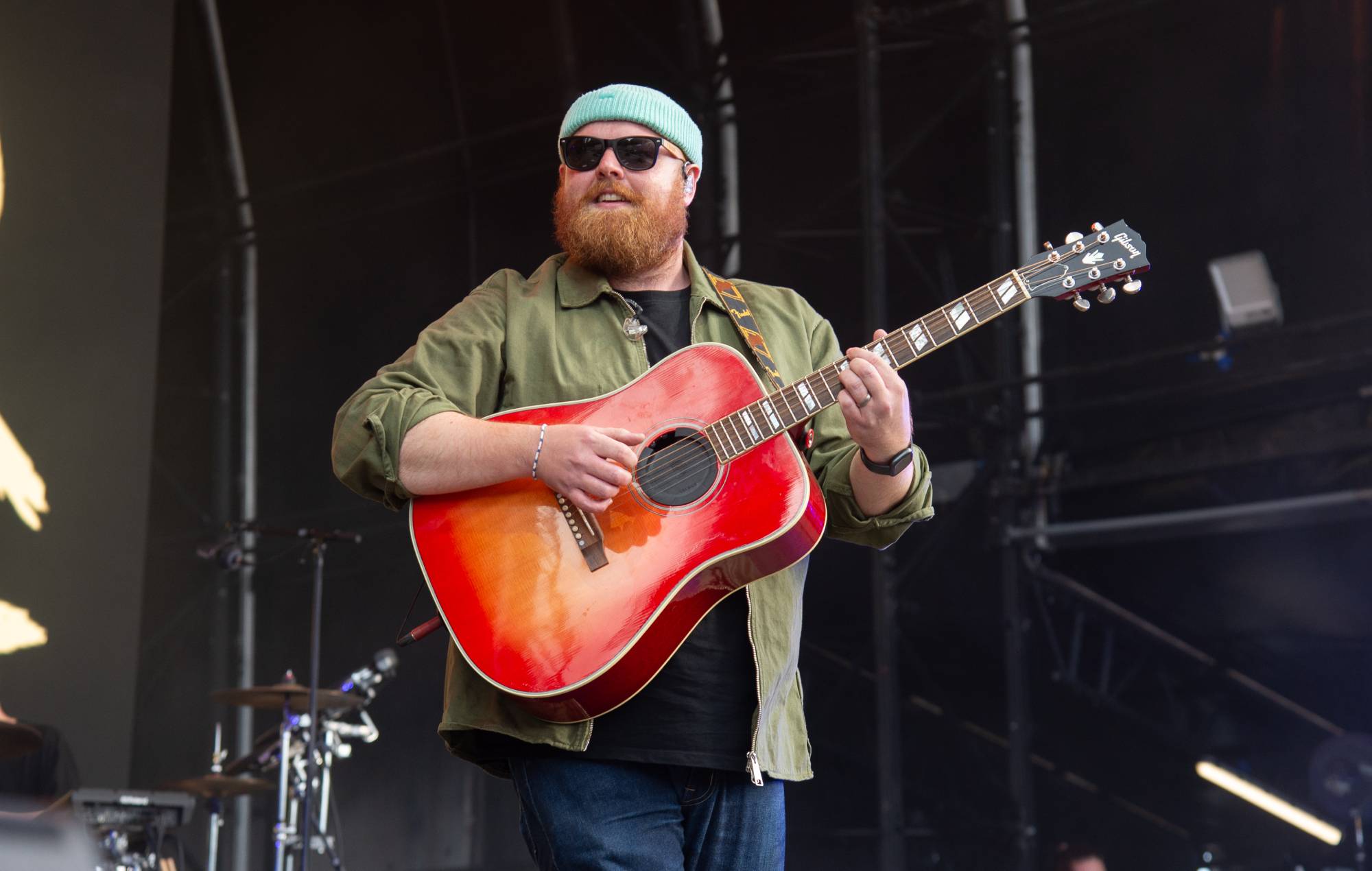 Tom Walker performs at Flackstock 2024 at Englefield House on July 22, 2024 in Reading, England. (Photo by Joseph Okpako/WireImage)